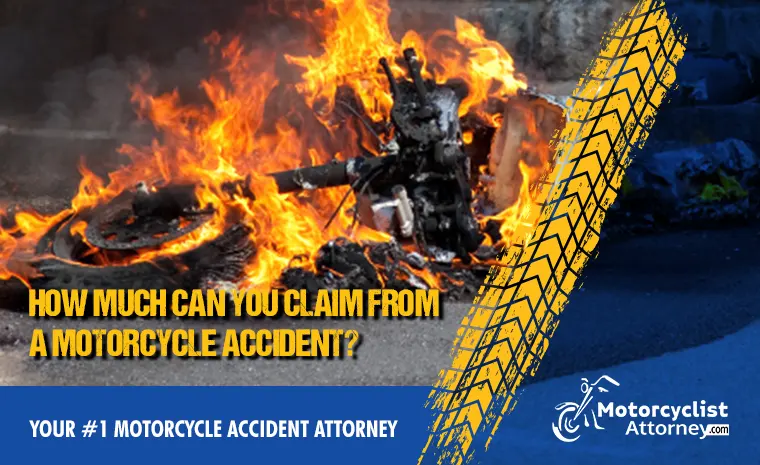 how much can you claim from a motorcycle accident