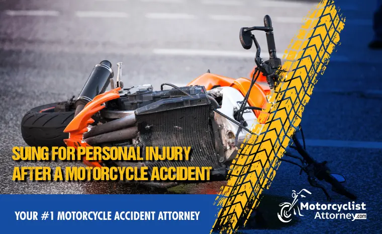 suing for personal injury after a motorcycle accident