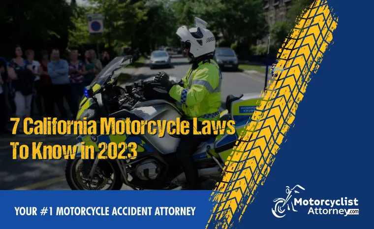 california motorcycle laws 2023