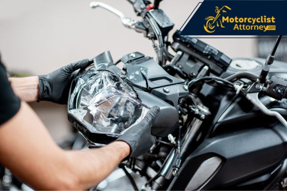 accidente de motocicleta en Sage