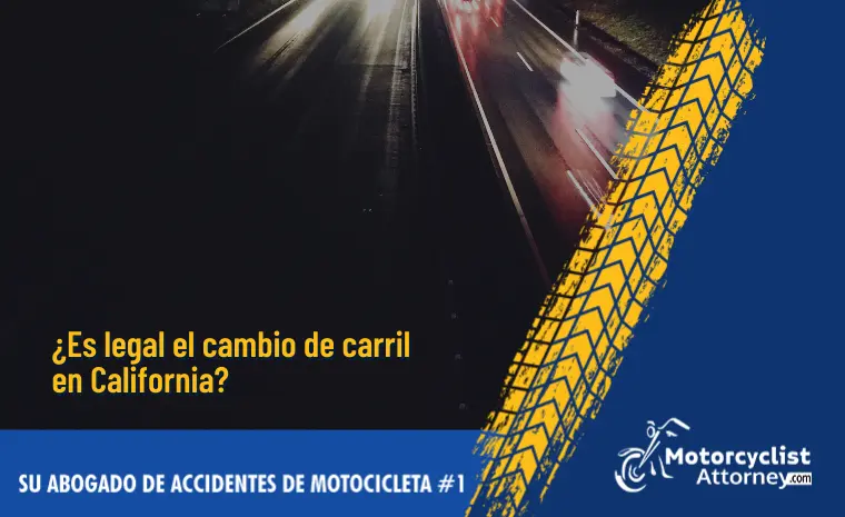 &iquest;Es legal el cambio de carril en California?