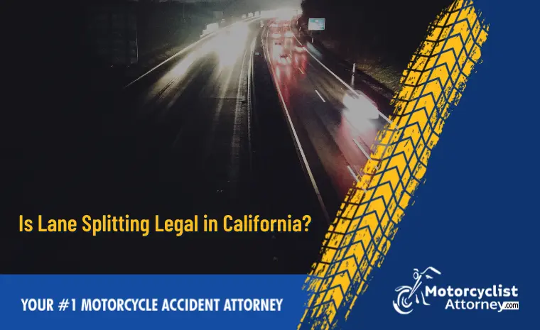 is lane splitting legal in california