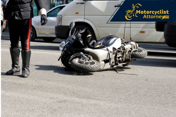 accidente de motocicleta en Chino