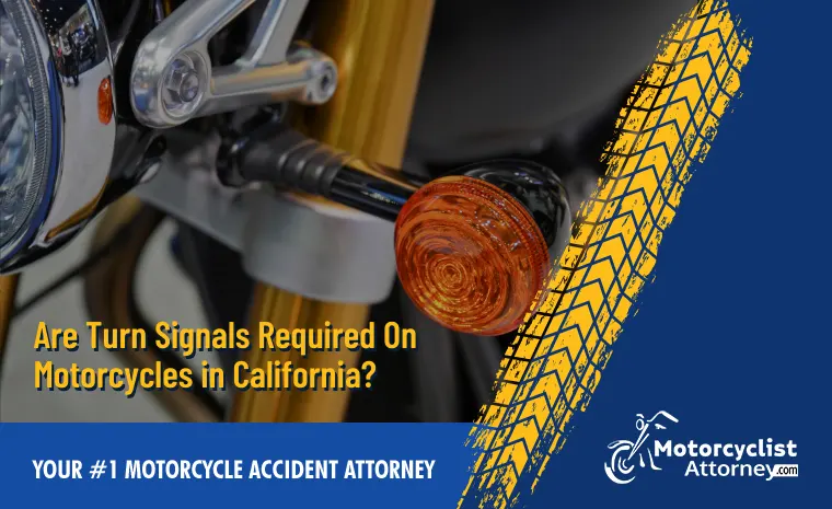 are turn signals required on motorcycles in california