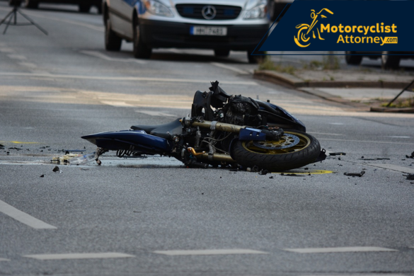 accidente de motocicleta en la autopista Oro Quincy
