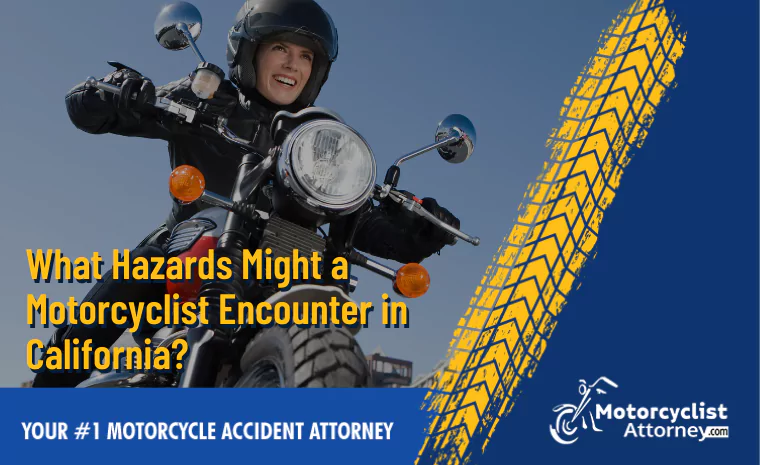 what hazards might a motorcyclist encounter