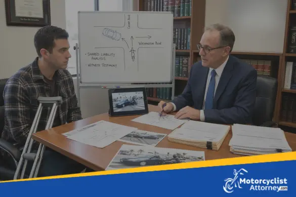 Who Is at Fault in a Motorcycle Lane-Splitting Accident