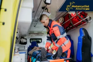 motorcycle accident on I-15 in Hesperia