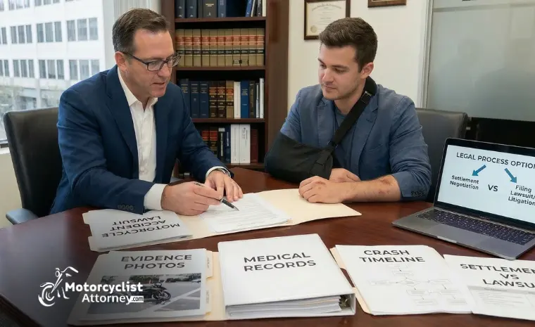 motorcycle accident settlement