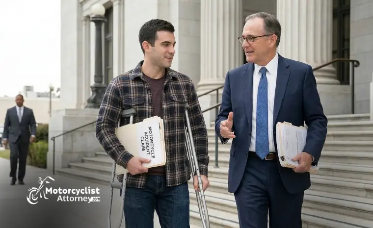motorcycle lane-splitting accident